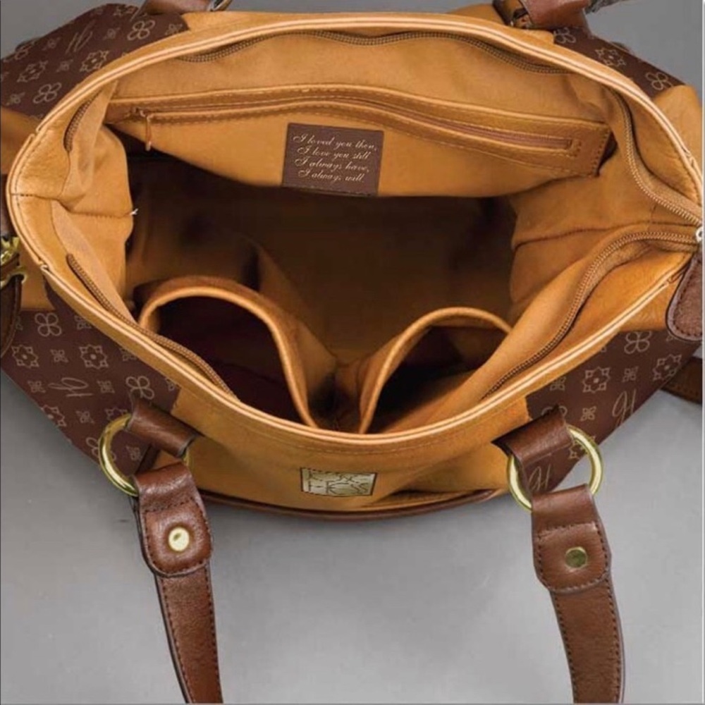 Danbury Mint Satchel “I Love You” Handbag - Picture 8 of 14